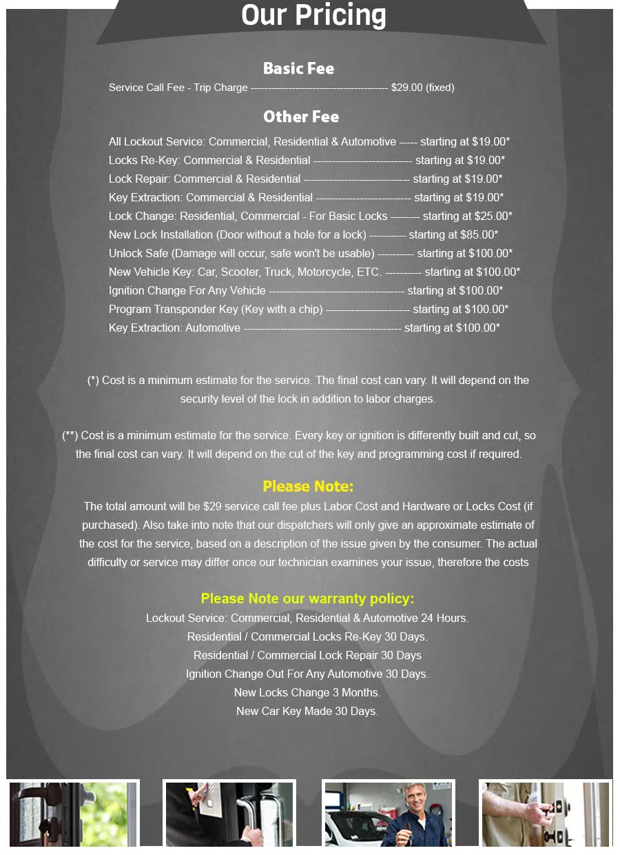 Westminster Locksmith Store, Westminster, CO 303-222-7949 - price-list-n-16